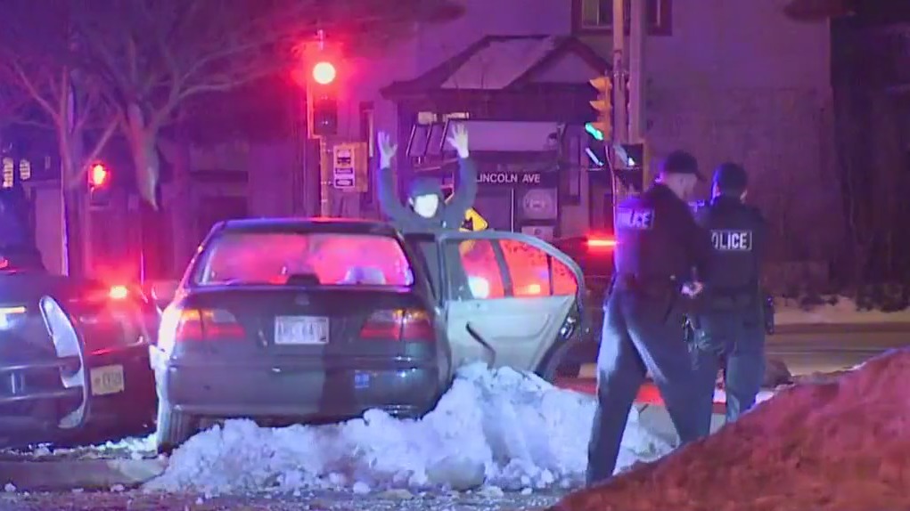 Milwaukee County police chases; 3 arrested